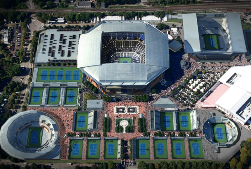Estádios no Complexo do US Open