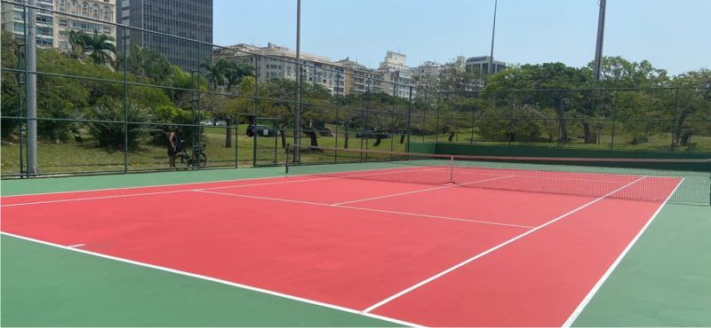 Quadra de Tênis no Rio de Janeiro - Aterro do Flamengo